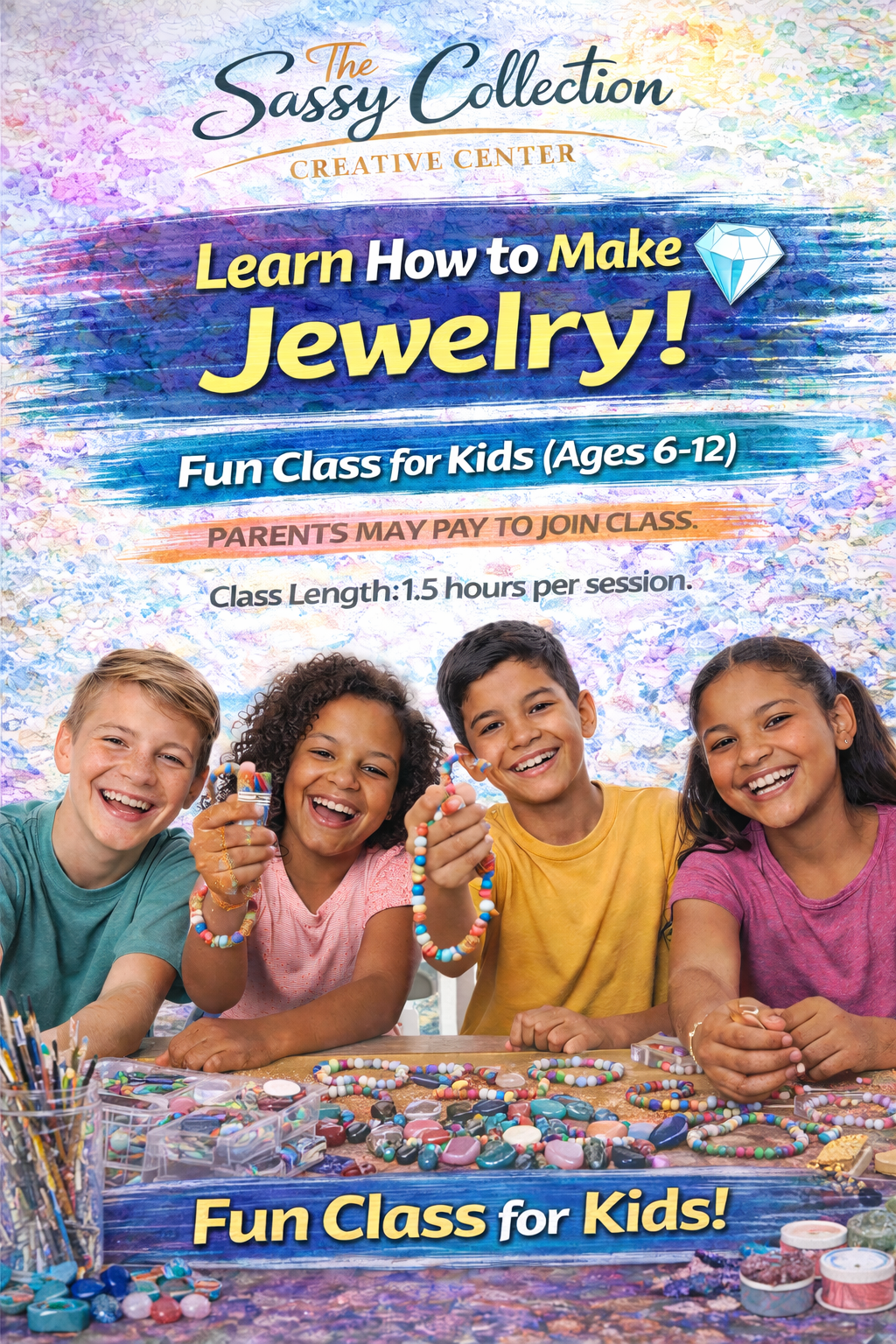 JEWELRY MAKING CLASS AGES 6-12