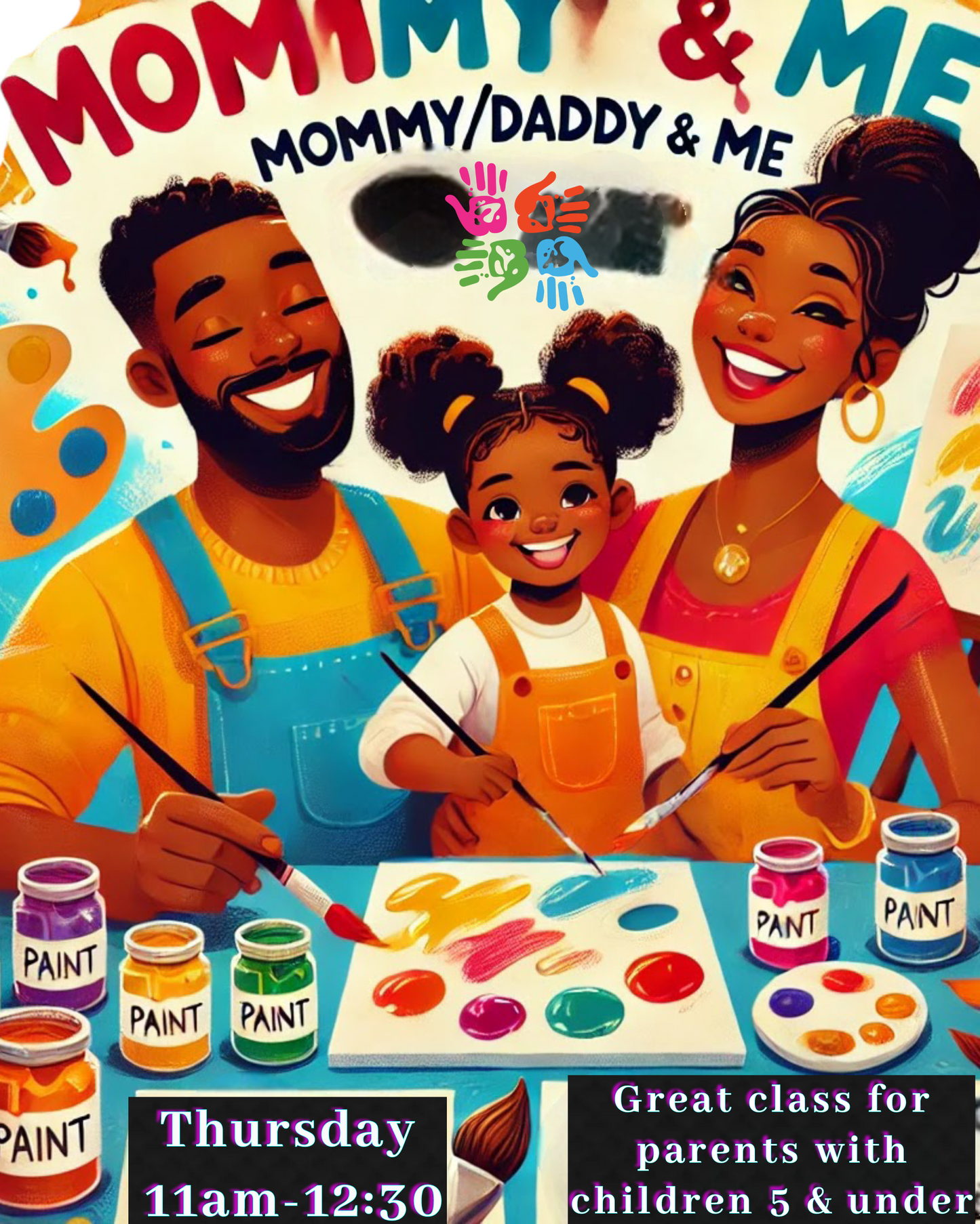 Lets Paint and Have Fun- Mommy/Daddy & Me