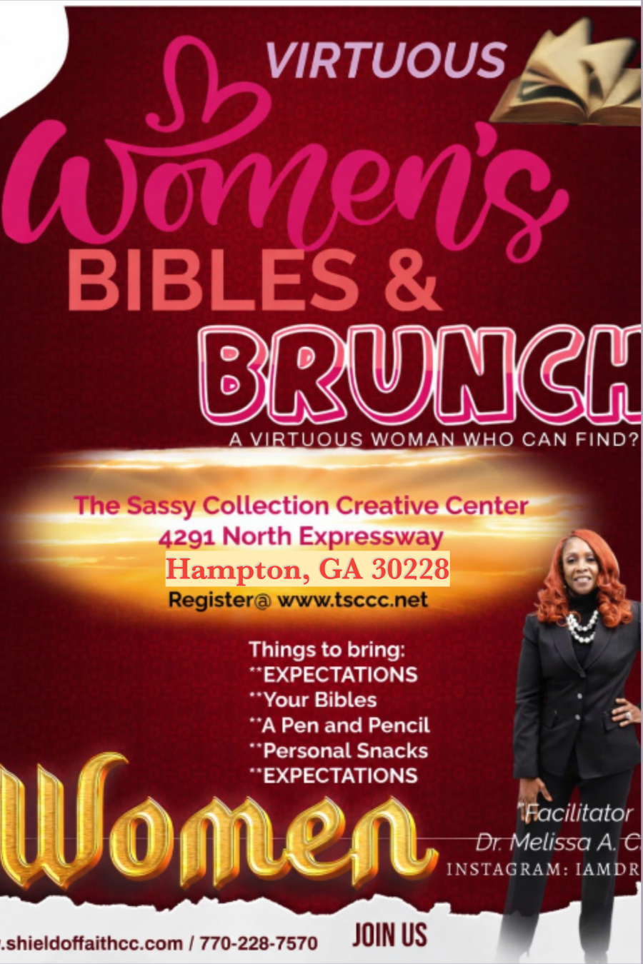 Women's Bible Brunch event at TSCCC Hampton Georgia