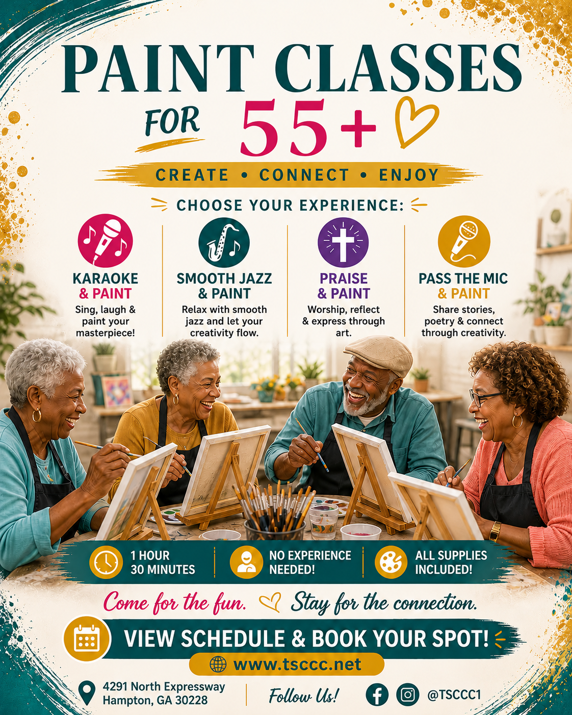 Lets Paint and Have Fun-55+