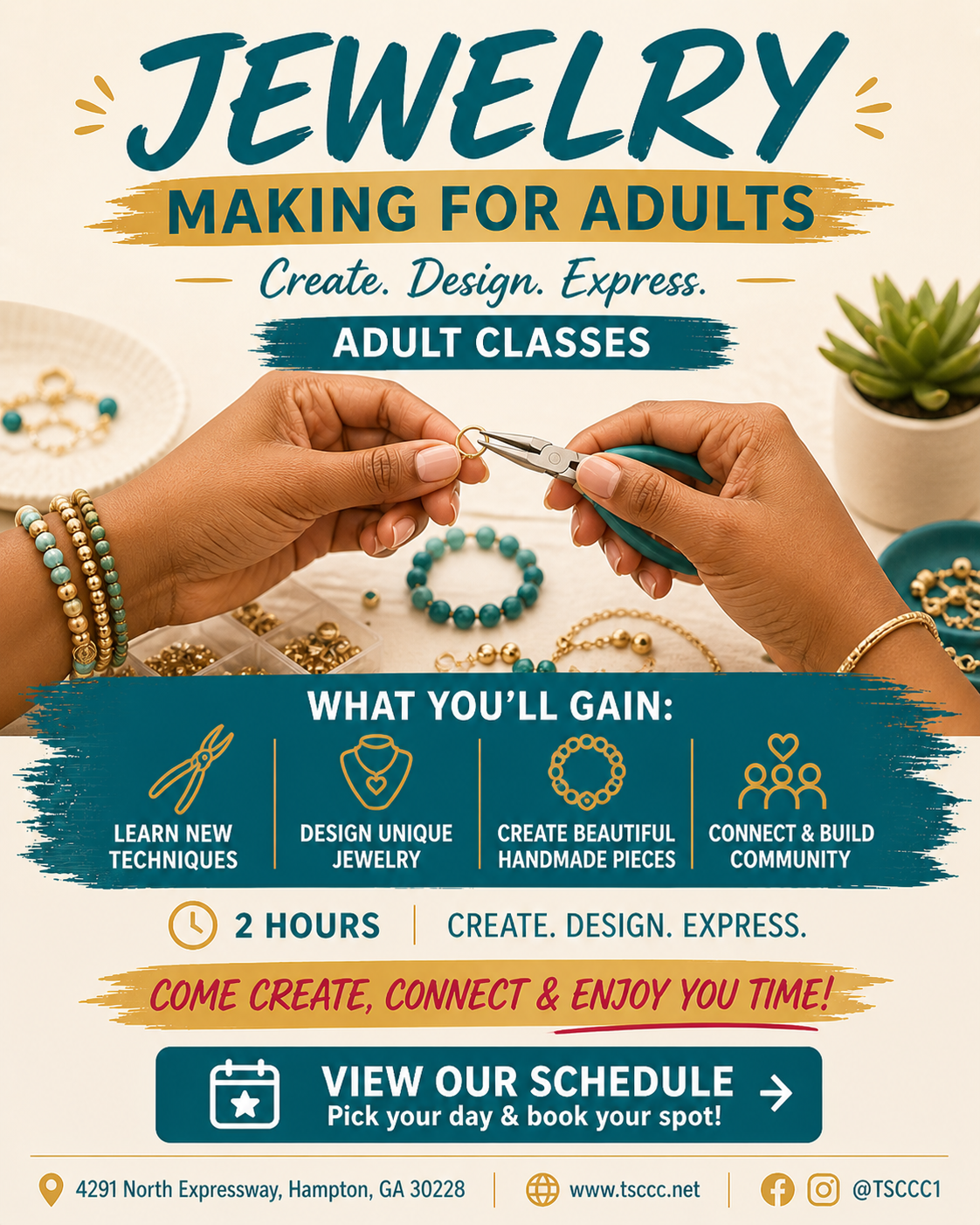 JEWELRY MAKING CLASS FOR ADULTS