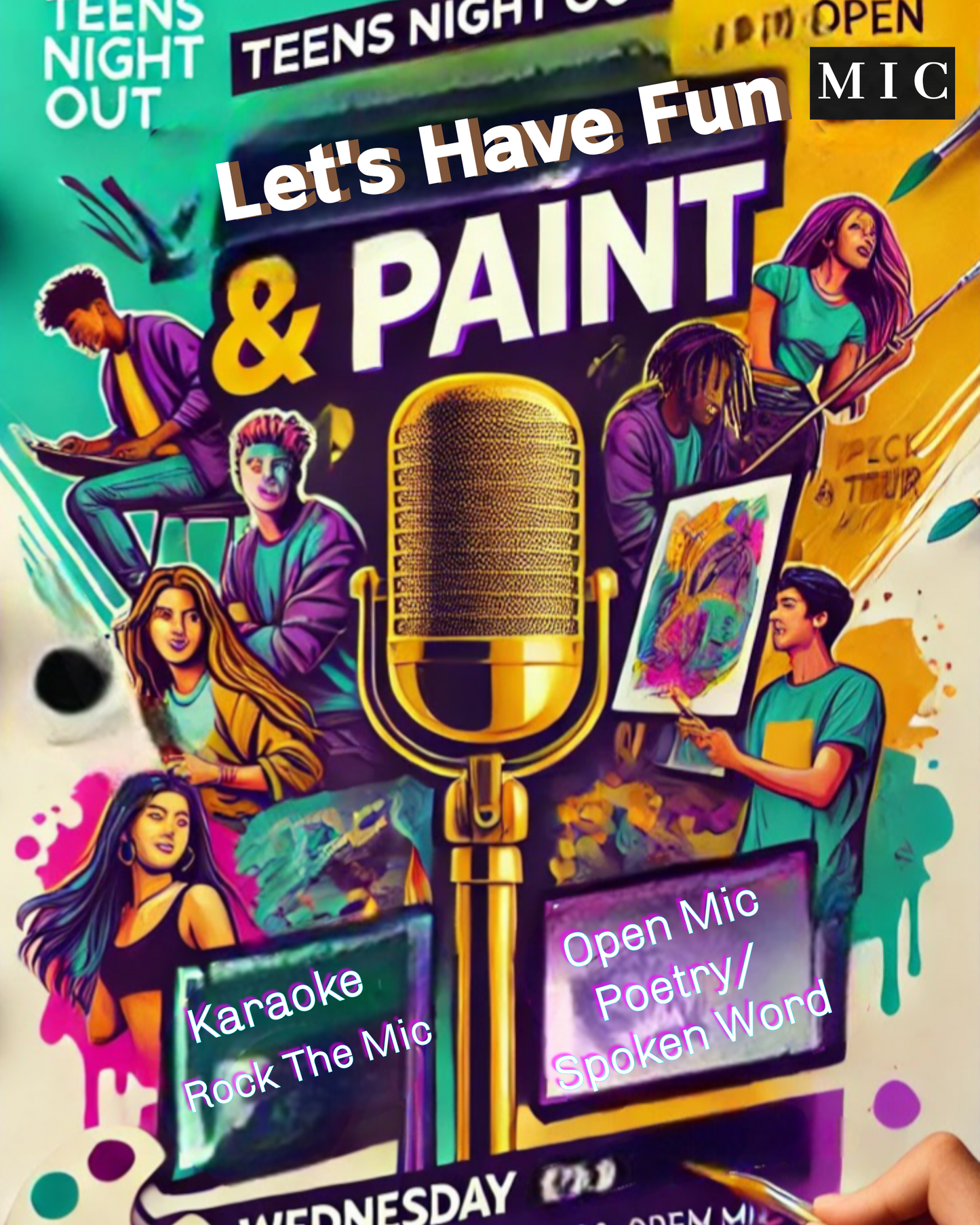 Lets Paint & Have Fun AGES 13-17