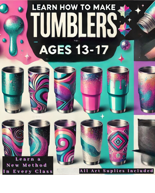 Learn How to Make Tumblers 101 Ages 13-17