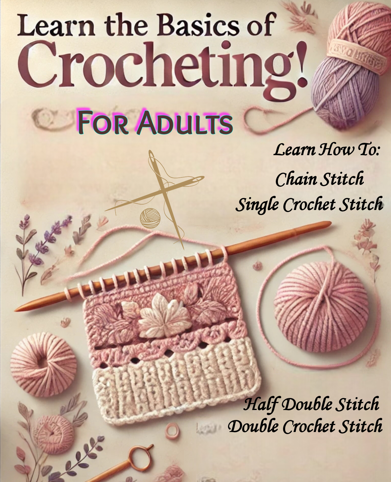 Beginner Crochet Class for Adults-Household items