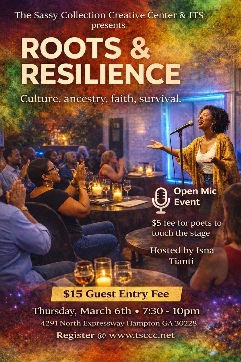 🎤 Poetry Night at The Sassy Collection Creative Center - The Sassy Collection Creative Center