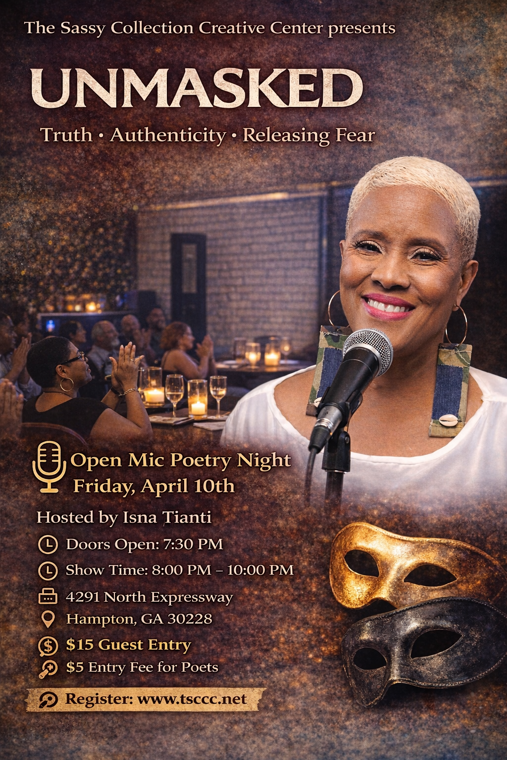 🎤 Poetry Night at The Sassy Collection Creative Center