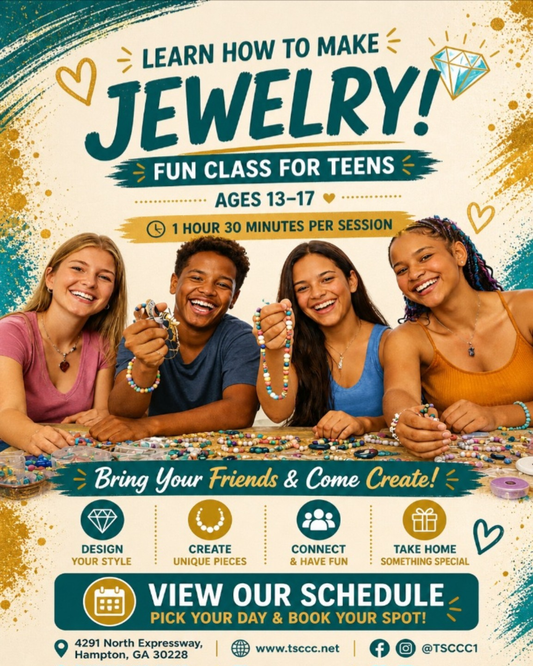 JEWELRY MAKING CLASS- AGES 13- 17
